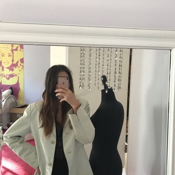 Andrew Mark Leather White Jacket - Picture 3 of 6